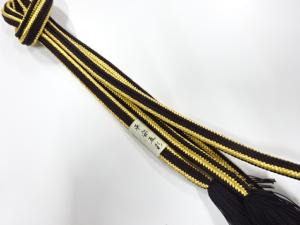 未使用品　正絹　撚り房　手組帯締め